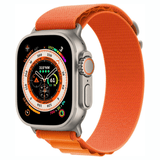 Apple Watch Ultra 2 titane 49 mm avec bracelet Orange Alpine Loop