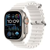 Apple Watch Ultra 2 titane 49 mm avec bracelet White Ocean Band