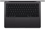 MacBook Pro 14 pouces M5 clavier et trackpad Noir sidéral