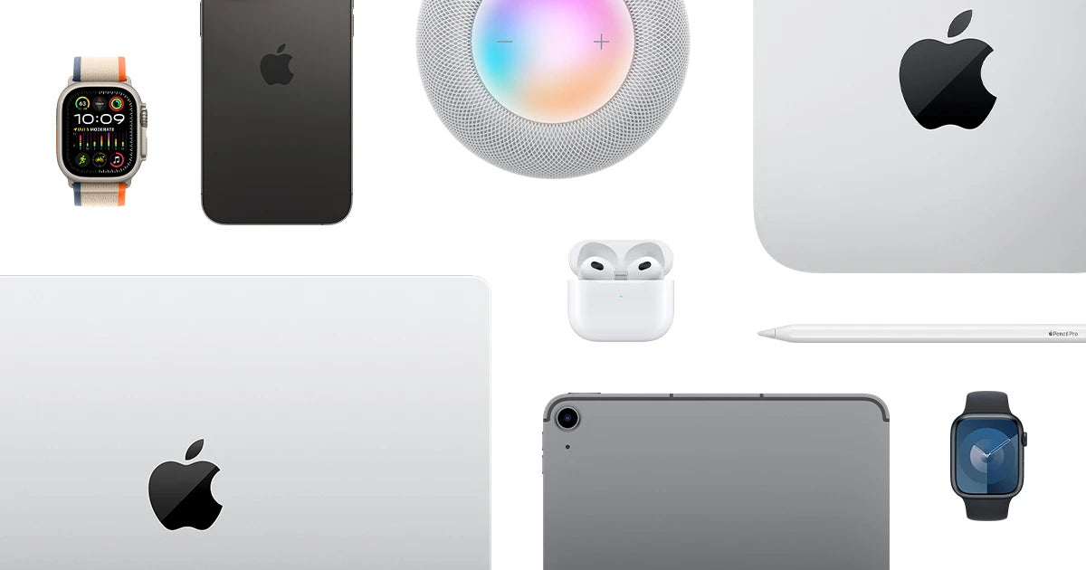 Équipements Apple pour professionnels : Mac, iPhone, iPad, Apple Watch, AirPods, HomePod